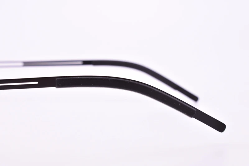 Aissuarvey для мужчин и женщин сплав оправа для очков резиновая нога без оправы очки минималистичный стиль черный, серебристый, коричневый пистолет цвет очки