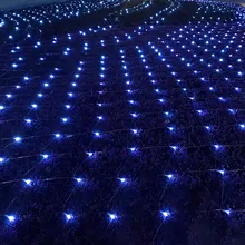 Светодиодные сетчатые лампы для свадебного украшения, Рождественская фея, гирлянда, открытый праздничный фестиваль, мульти наружная садовая лампа, EU/US Plug