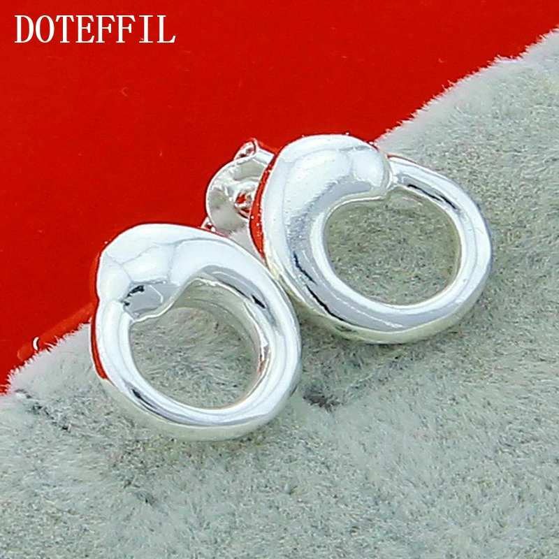 

Free Shipping 925 Sterling Silver Jewelry Woman Attractive Woman In Style Water Droplets Earrings Sterling Silver Stud Earrings