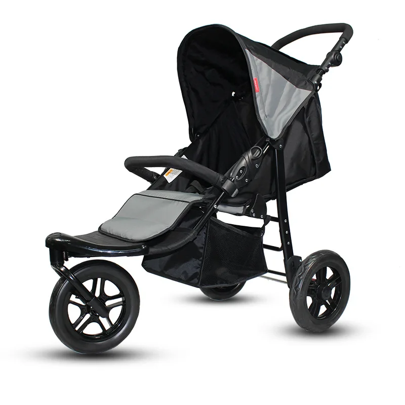 poussette large assise