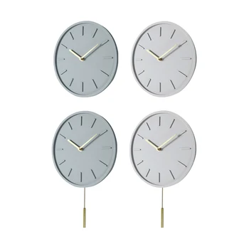 

Nordic Wall Clock Modern Living Room Mute Clock Swing Clock Home Personality Quartz Wall Clock Bedroom Home Decor Silent