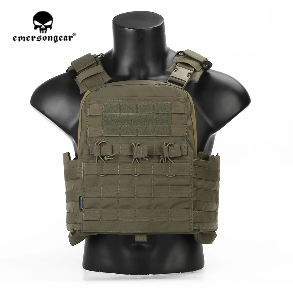 

emersongear Emerson CPC Plate Carrier MOLLE Combat Tactical Vest Protective Hunting Carrier Ranger Green
