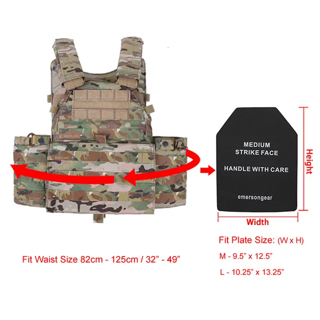 EMERSON N Jump Plate Carrier NJPC プレートキャリア AOR1