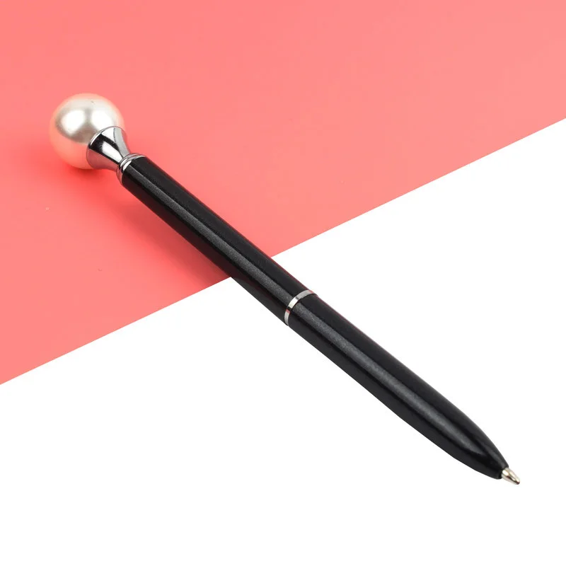 15 шт./лот, цветная перламутровая металлическая шариковая ручка, 15 цветов, Kawaii queen's crutch, шариковая ручка для школьных принадлежностей, boligrafos, ручки унисекс - Цвет: 15PCS Black