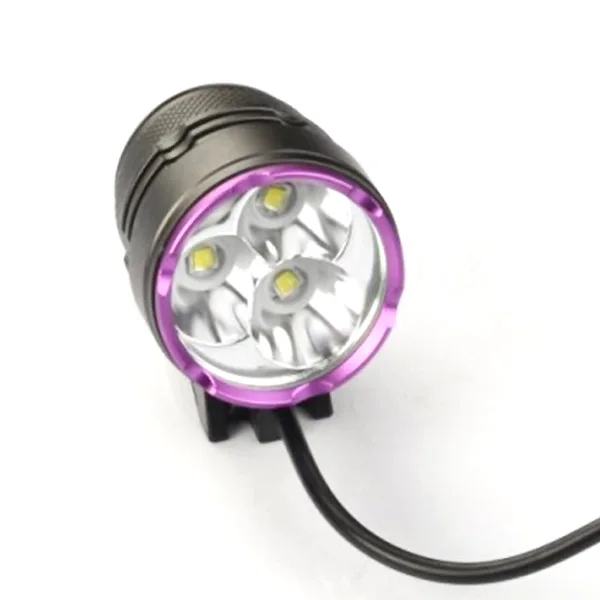 

TrustFire D006 3xCree XM-L T6 2000LM LED Bicycle light led bike lamp with 4x18650 battery pack and charger