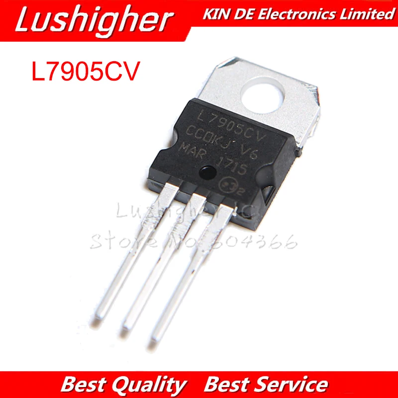 10 шт. L7905CV TO220 L7905 TO-220 7905 LM7905 MC7905 новый оригинальный | Электронные компоненты и
