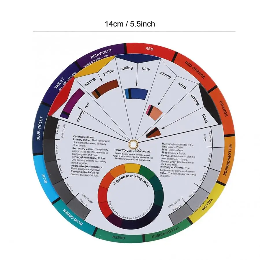 Чернила для татуажа, цветные колеса, диаграмма, пигмент для татуажа, разные цвета, руководство для перманентных бровей, губ, тату, цветные колеса 1