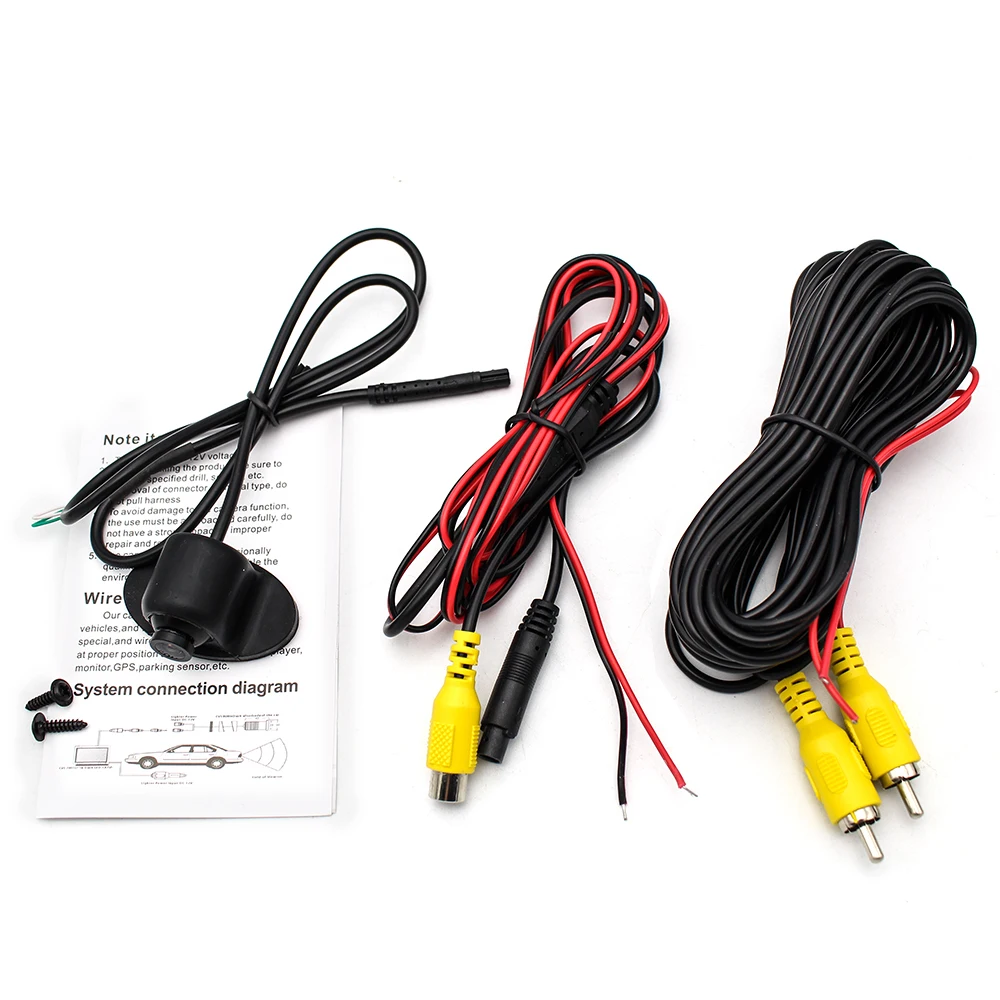 MiNi 3 Glass Lens Rotation HD CCD 360 Degree Panoramic Camera Front Side Rear View Camera For LCD TFT Parking Monitor-in Vehicle Camera from Automobiles ...