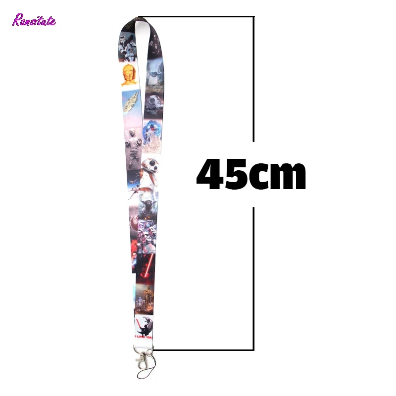 

Ransitute Cool Key Lanyard for keys ID Phone USB Badge Holders Phone robot Neck Straps webbings