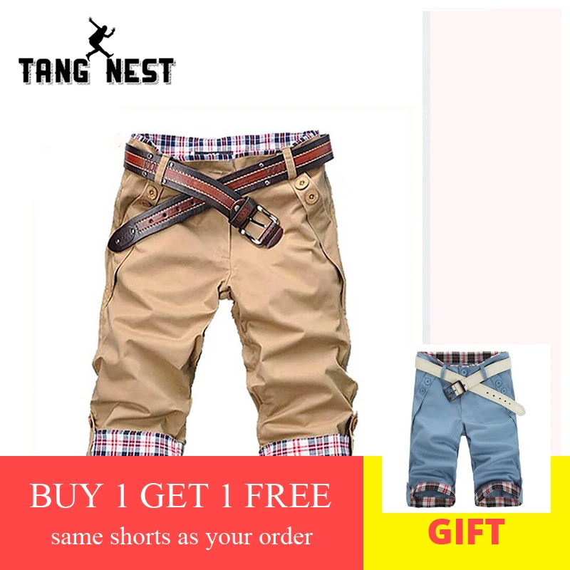 1+ 1 TANGNEST/Лидер продаж года; Новинка; Лидер продаж; мужские летние повседневные модные шорты 10 различных цветов высокого качества; Размер MKX079