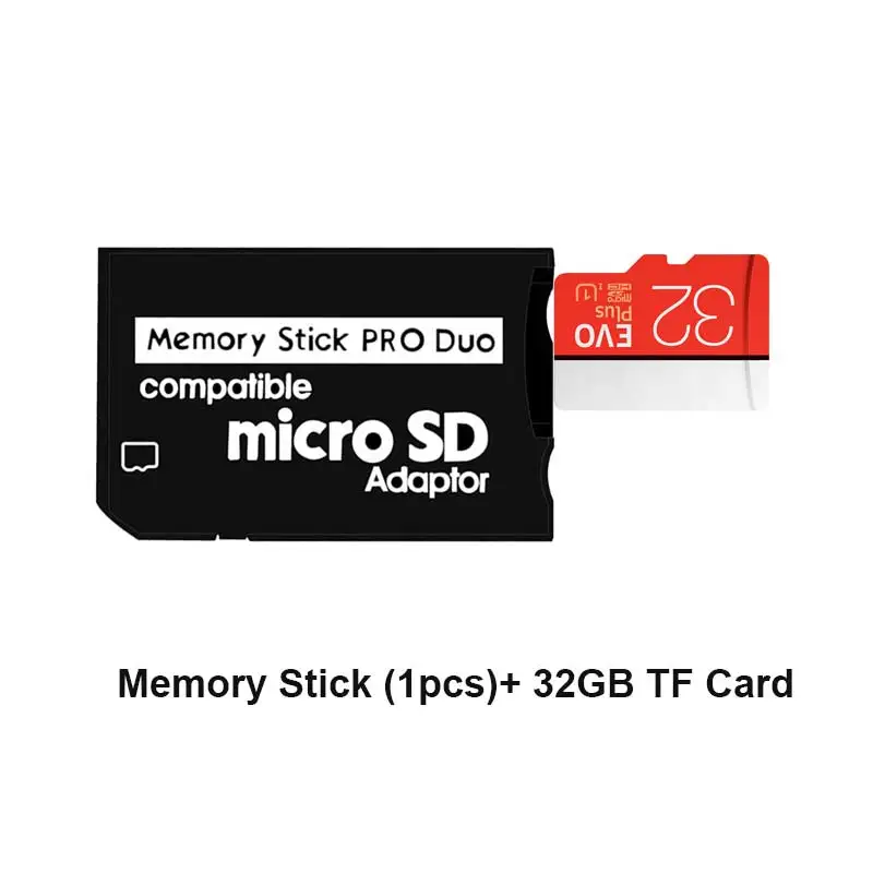 Ingelon карта памяти Duo кардридер Micro SD адаптер кардридер для sony psp MS Micro sd к Memory Stick Pro Duo адаптер - Цвет: 1pcsReader-32gb-Sam