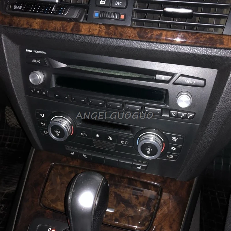 Car Air Conditioning Sound Knob Cover Interior Decoration For BMW 3 Series 2005-2013 E90 E91 E92 E93 ( 3 Or 4 buttons option)