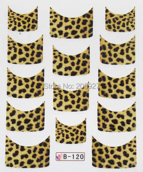 2 ШТ. B120 Nail Art Воды Наклейка Ногтей Вода Перевода Стикер | Красота и здоровье