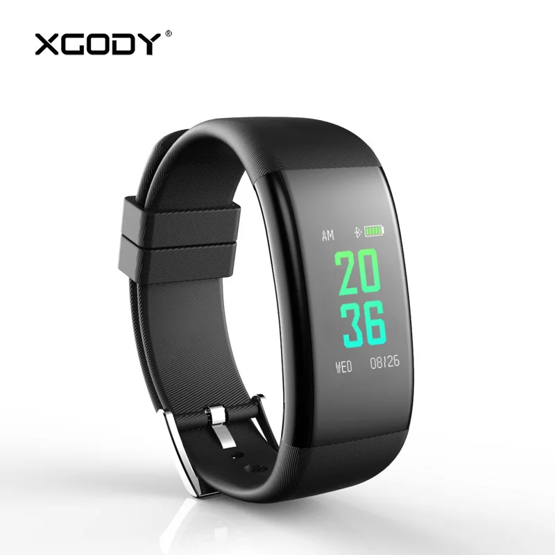 

XGODY DB11 Smart Bracelet Fitness Tracker for iOS Android Pedometer Blood Pressure Heart Rate Monitor Smart Wristband Waterproof