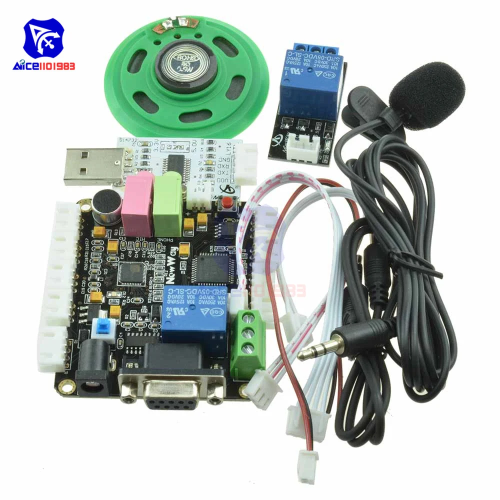 Модуль распознавания речи diymore голосовой модуль для Arduino Raspberry|Интегральные