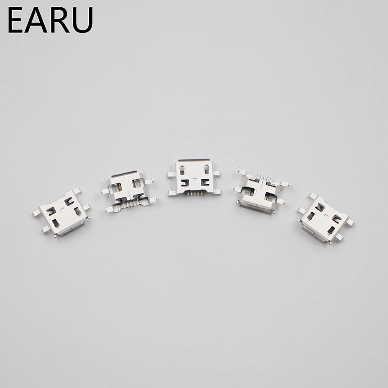 10 шт. разъем Micro USB 5 контактов типа B 0 8 мм|connector 5pin|connector femaleconnector charge |