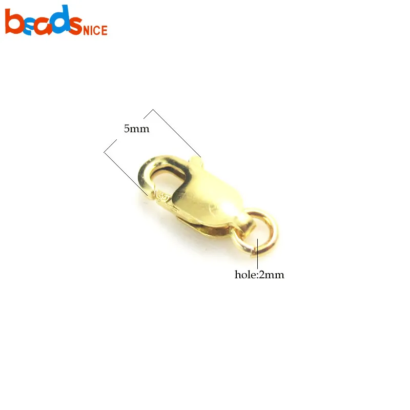 Beadsnice 14K позолоченная застежка на пружине для ожерелья и браслета изготовления ювелирных изделий 26110