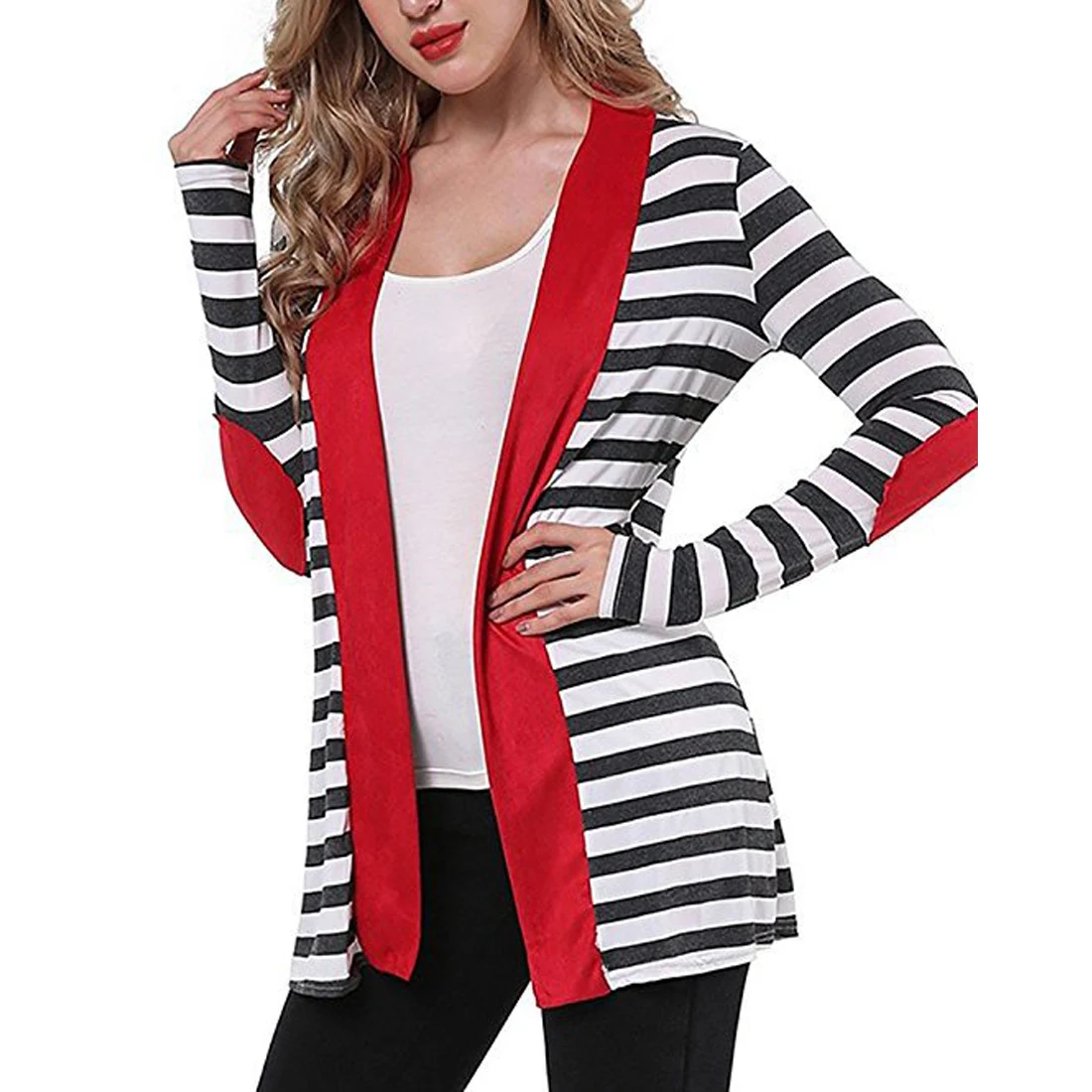 striped cardigan womens