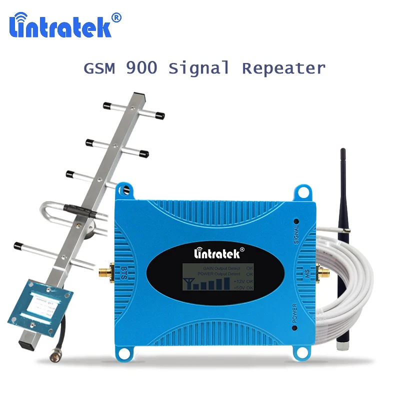 Усилитель gsm сигнала lintratek репитер 900 МГц стандартный усилитель сотовой связи с ЖК
