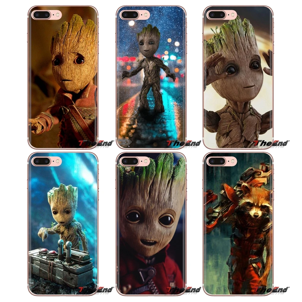 

For LG G3 G4 Mini G5 G6 G7 Q6 Q7 Q8 Q9 V10 V20 V30 X Power 2 3 K10 K4 K8 2017 Guardian Rocket Raccoon Groot Treeman Phone Covers