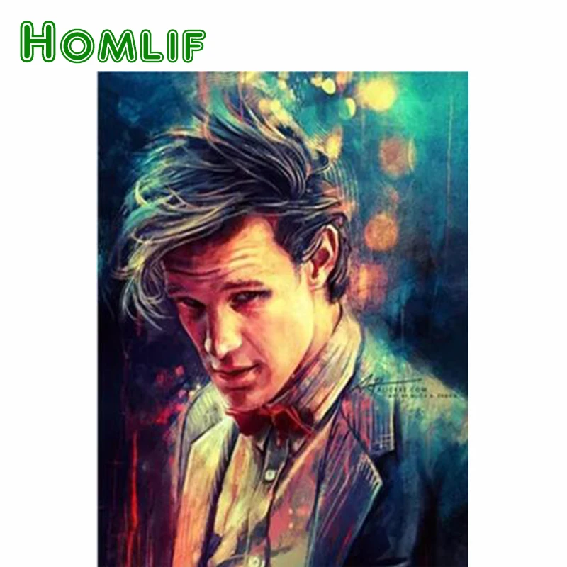 HOMLIF Diy Diamond Embroidery Doctor Who Series Diamond