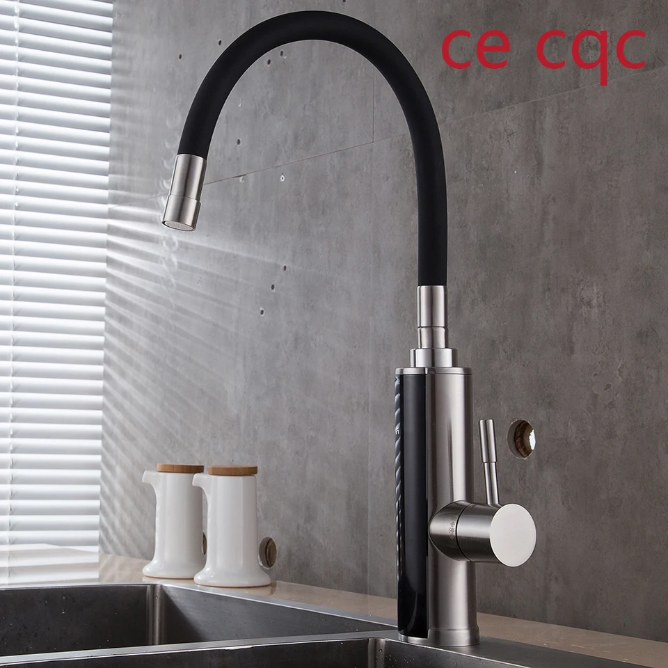 KOLERTH Intelligent Electric Kitchen Water Heater Faucets Flexible Rotated Instant Water Heating Faucet With Digital Display
