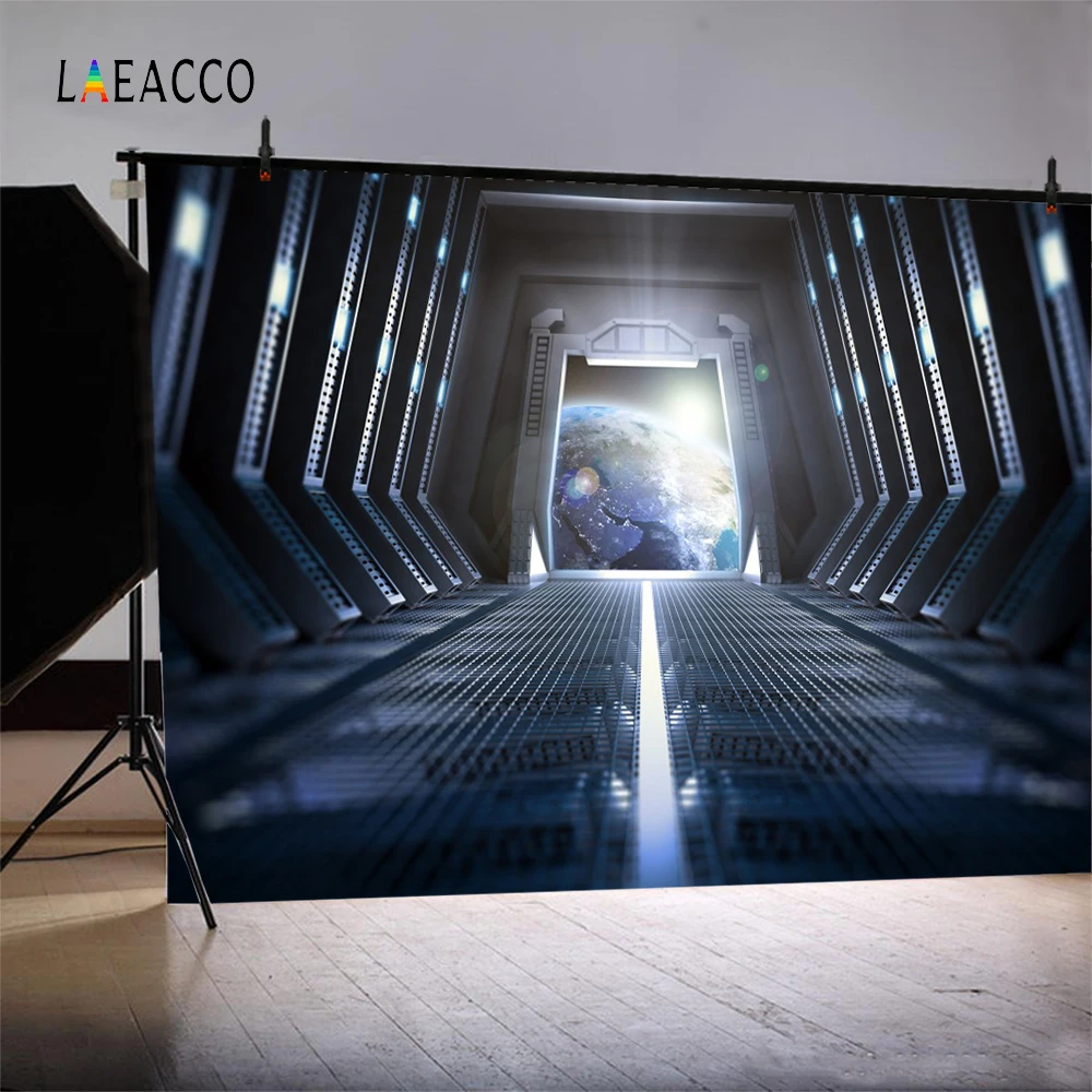 Laeacco фантазия космический корабль интерьер планеты вид фотографии фоны