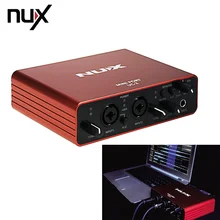 НУКС ок-2 мини-портовый USB Аудио Интерфейс компактный и удобный для прибора Микрометр воспроизведение MIDI запись 