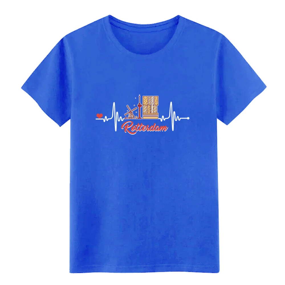 Men s Rotterdam Heartbeat Shirt t shirt Custom Short Sleeve plus size 3xl Letters Gift Humor Summer Style Pictures shirt Men s Rotterdam Heartbeat Shirt t shirt Custom Short Sleeve plus size 3xl Letters Gift Humor Summer Style Pictures shirt