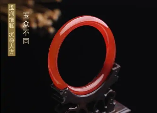 

Fine Jewelry Beautiful Fashion 100%Natural Primary Red Agates Chalcedony Jades Bracelet Free Shipping