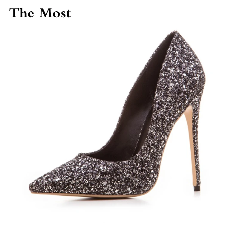 ARQAWomen Pumps High Heels Sexy Size 34-47 Spring Bride Pointed Toe High Heels Shoes Sexy Sequins six-color Women's shoes ARQAWomen Pumps High Heels Sexy Size 34-47 Spring Bride Pointed Toe High Heels Shoes Sexy Sequins six-color Women's shoes