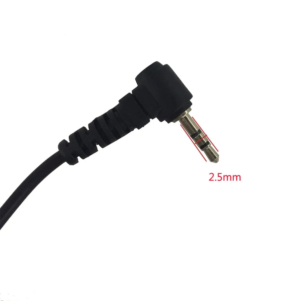 New 1-Pin 2.5mm Jack Earpiece Headset PTT MIC for Two Way Radios Walkie Talkie For Motorola for SMP218 (2)