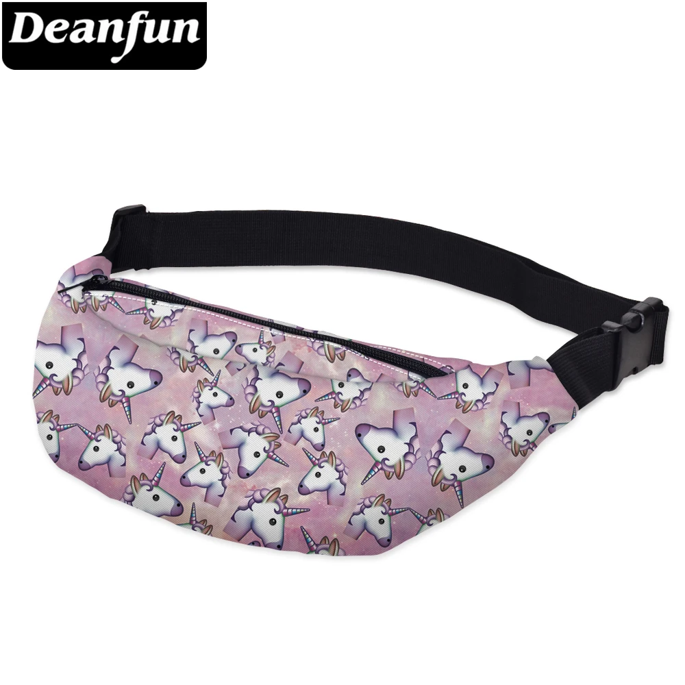 Aliexpress.com : Buy Deanfun 3D Printing Unicorn Waist bags Cute Fanny ...