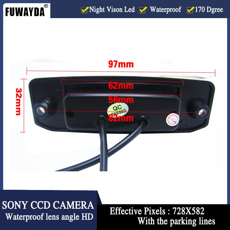 Автомобильная камера заднего вида FUWAYDA SONY CCD для KIA Carens/Borrego/Oprius/Sorento/Sportage R /KIA CEED с