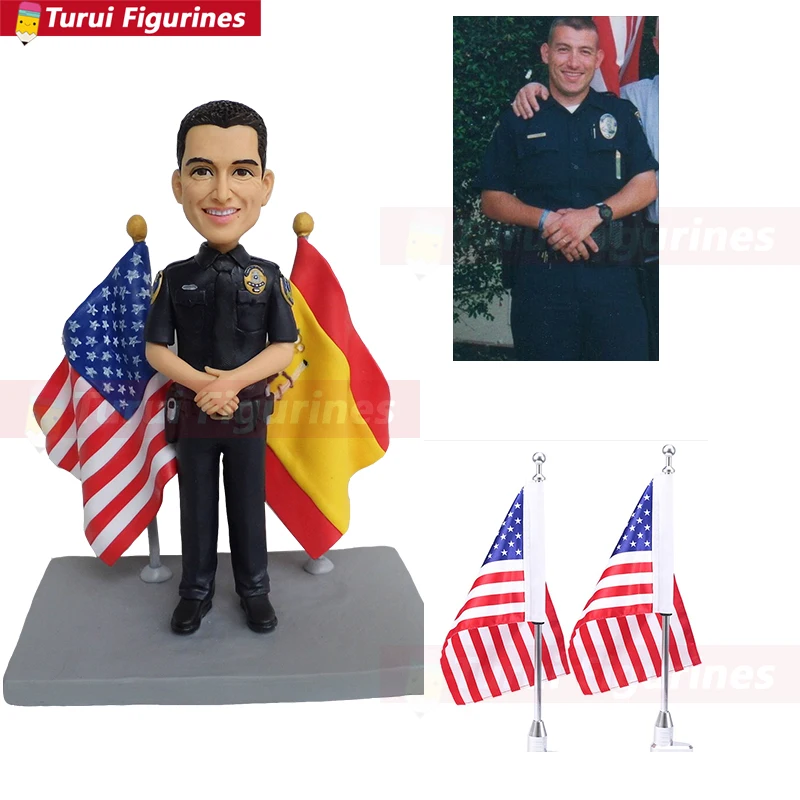 Пользовательские головы статуя Игры Геймер вентиляторы bobblehead статуэтки сувенир для маленького мальчика Полимерная глина bobblehead себя в фигурки