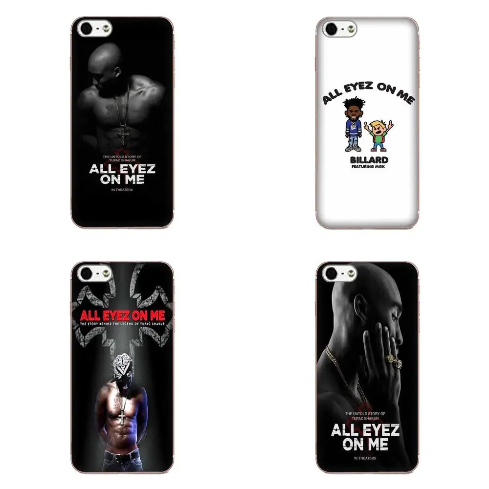 Мягкий чехол из ТПУ для Xiaomi Redmi Note 2 3 3S 4 4A 4X5 5A 6 6A Pro Plus All Eyez On Me 2pac Tupac Shakur | Мобильные