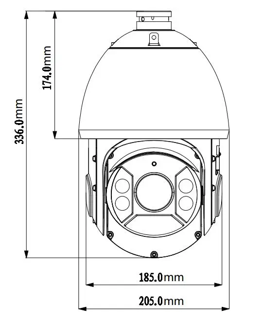 Dahua SD6C230U-HNI 2MP 30X Starlight IR PTZ сетевая ip-камера 4,5-135 мм оптический зум 150 м IR Starlight H.265 автоматическое отслеживание