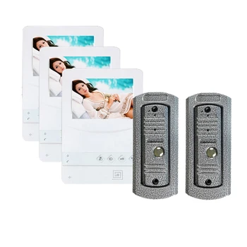 

Home Security 4.3"TFT Monitor LCD Video DoorPhone Intercom Waterproof Night Vision 700 TVL Camera + Waterproof Cover 2V3