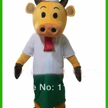 Талисман теленок бык; корова костюм шеф-повара Модный на заказ костюм аниме косплей наборы Маскотте маскарадный костюм карнавальный костюм