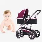 Baby Stroller Newborn Infant Carriage Strollers Fashion Pushchair Lightweight Portable Pram for Baby 0-36 Months Flat to Sleep