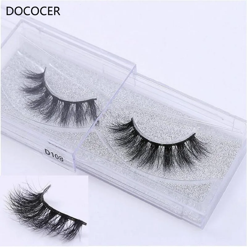 

Eyelashes 3D Mink Lashes Luxury Hand Made Mink Eyelashes Medium Volume Cruelty Free Mink False Eyelashes Upper Lashes D108