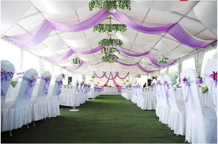 Sheer Organdy Fabric For Wedding Cloth Party Decoration 150cm 59