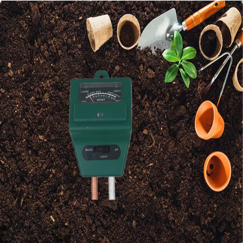 3 in 1 PH soil meter Moist Moisture Light sensor Monitor humidity