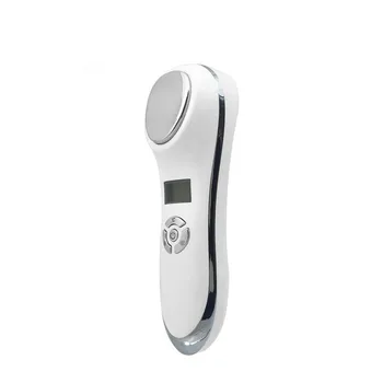 

USB Charging Ultrasonic Cryotherapy Hot Cold Hammer Skin Tighten Massager Device Face Lifting Beauty Salon Equipment Machine