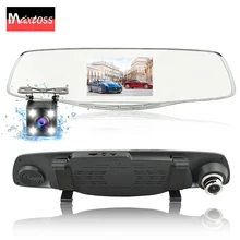 Videocamera per auto Specchio Retrovisore Dual Lens Auto DVR Dash Cam Auto Dvr Video Recorder Registrator FHD 1080 p di Visione Notturna Videocamera