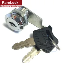Rarelock 4 Размеры ящик Безопасности Cam цилиндр замка двери для почтового ящика, шкафа ящик для инструментов замок с 2 кнопками замки оборудования