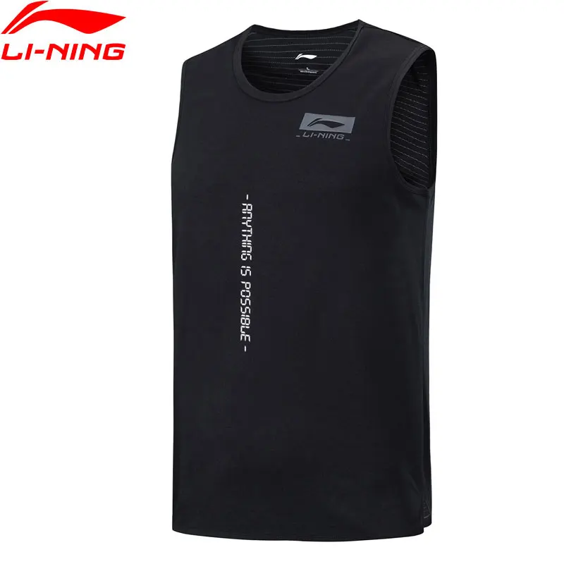

Li-Ning Men Basketeball Competition Top 99%Polyester 1%Nylon Regular Fit Breathable LiNing Sports Vests AAYP053 CAMJ19