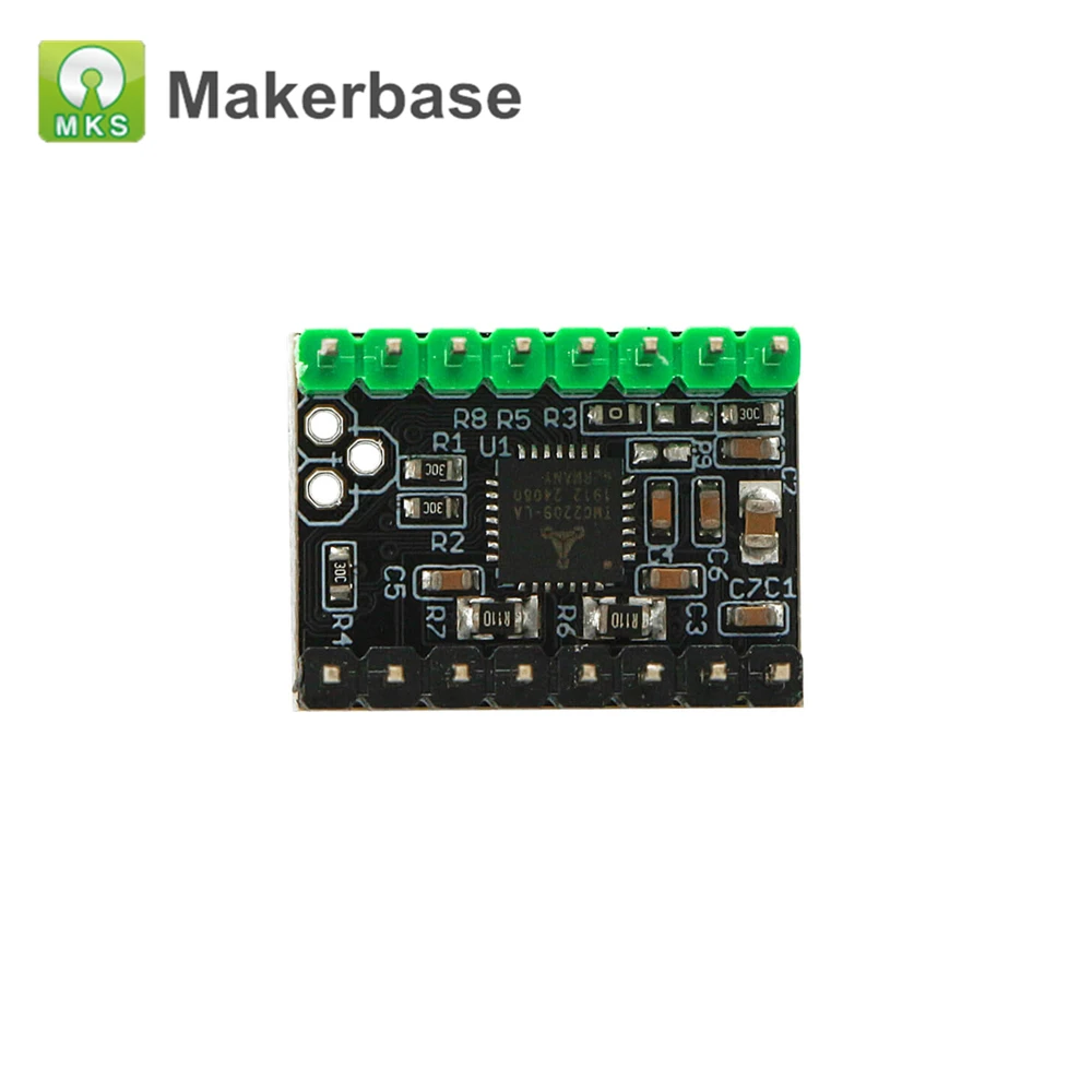 Детали 3d принтера MKS TMC2209 UART шаговый двигатель модуль драйвера Stepsticks Mute VS TMC2208 TMC2100 для MKS SGen L SKR плата