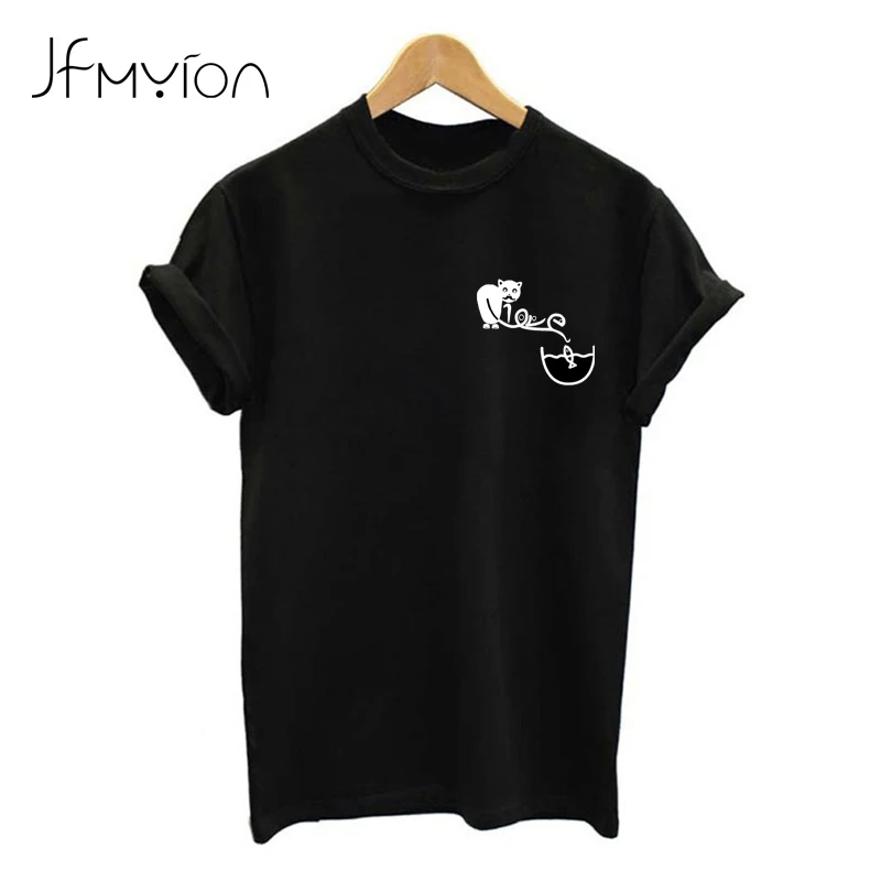 2017 летняя блузка для женщин принтом Kawaii Cat новые модные Mujer Blusa Топы Одежда Roupa Moda