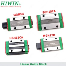 Дороге HIWIN& рельсовый ползунок блок EGH15CA EGH20CA MGN9H MGN12H HGH15CA HGH20CA HGW15CC HGW20CC линейный железнодорожные вагоны